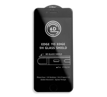 Защитное стекло для Apple iPhone 6/ 6S (G-RHINO) (6D) (черный)