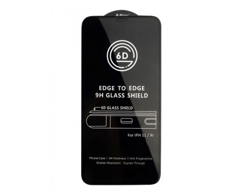 Защитное стекло для iPhone XR/ 11 (G-RHINO) (6D)