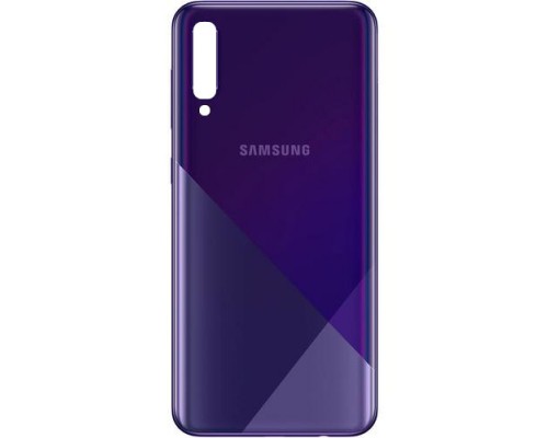 Задняя крышка для Samsung A30S 2019/ SM-A307 (со стеклом камеры) (LOGO) (фиолетовый)