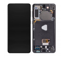 Дисплей для Samsung S21 Plus/ SM-G996 (SP OR100% РАМ) (черный)