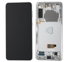 Дисплей для Samsung S21 Plus/ SM-G996 (SOFT OLED РАМ) (белый)