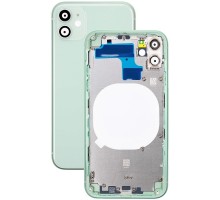 Корпус для iPhone 11 (сим-лоток/ кнопки) (HC) (зеленый)