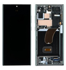 Дисплей для Samsung S23 Ultra/ SM-S918 (SP OR100% РАМ) (зеленый)