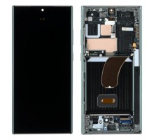 Дисплей для Samsung S23 Ultra/ SM-S918 (SOFT OLED РАМ) (зеленый)