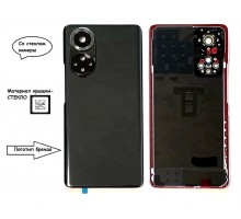 Задняя крышка для Huawei Honor 50 (LOGO) (со стеклом камеры) (черный)