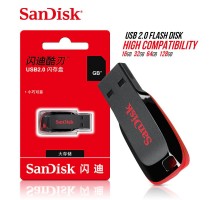Флеш память SanDisk Z50/ 64GB/ USB 2.0/ 80мгбит/сек/ пластик (черный)