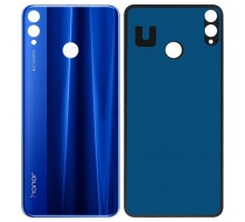 Задняя крышка для Huawei Honor 8X (LOGO) (голубой)