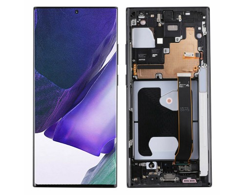 Дисплей для Samsung Note 20 Ultra/ SM-N985/ SM-N986 (SP OR100% РАМ) (черный)