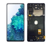 Дисплей для Samsung S20 FE/ SM-G780 (SP OR100% РАМ) (синий)