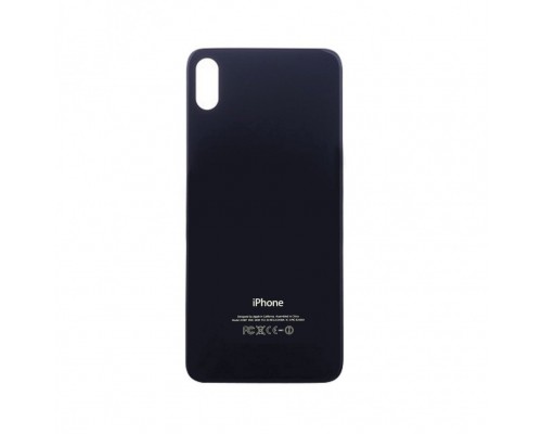 Задняя крышка для iPhone XS MAX (CE) (черный)