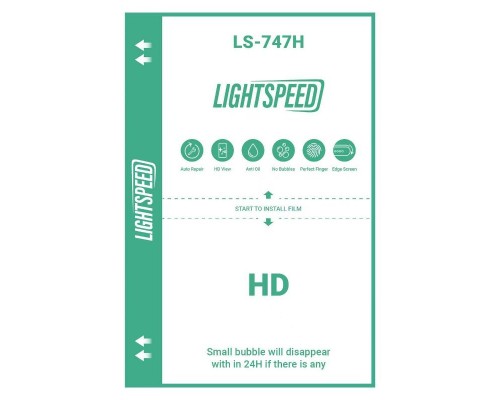 Пленка для плоттера Lightspeed HD глянец LS-747H/ 1шт/ 180*120mm/ PVC 0,2мм