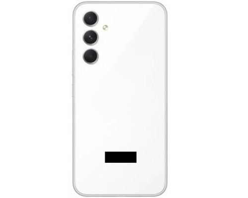 Задняя крышка для Samsung A54 5G/ SM-A546 (со стеклом камеры) (LOGO) (белый)