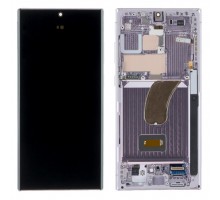 Дисплей для Samsung S23 Ultra/ SM-S918 (SP OR100% РАМ) (лаванда)