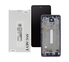 Дисплей для Samsung A52/ SM-A525 (SP OR100% РАМ) (фиолетовый)
