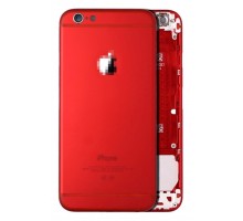 Корпус для iPhone 6S (сим-лоток/ кнопки) (HC) (красный)