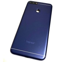 Задняя крышка для Huawei Honor 7A Pro (CE) (со стеклом камеры) (синий)