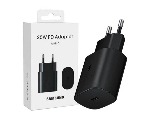 Адаптер Samsung EP-TA800/ 1*USB-C/ 25W/ 5V-9V-11V/ 3A- 2.77A-2.25A (OR) (черный)