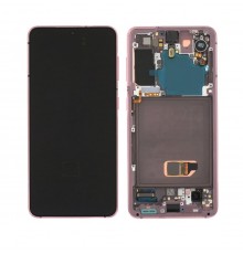 Дисплей для Samsung S21/ SM-G991 (SP OR100% РАМ) (розовый)