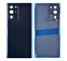 Задняя крышка для Samsung Note 20 Ultra/ SM-N985/ SM-N986 (со стеклом камеры) (LOGO) (черный)