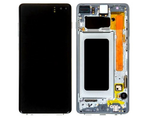 Дисплей для Samsung S10 Plus/ SM-G975 (SP OR100% РАМ) (черный)