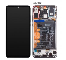 Дисплей для Huawei P30 Lite (6GB/ 48MP) (SP OR100% РАМ+АКБ) (черный)