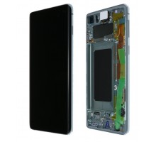Дисплей для Samsung S10/ SM-G973 (SP OR100% РАМ) (зеленый)