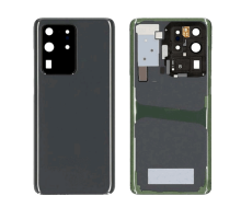 Задняя крышка для Samsung S20 Ultra/ SM-G988 (со стеклом камеры) (CE) (серый)