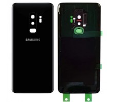 Задняя крышка для Samsung S9 Plus/ SM-G965 (со стеклом камеры) (CE) (черный)