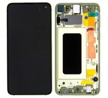 Дисплей для Samsung S10e/ SM-G970 (SP OR100% РАМ) (желтый)