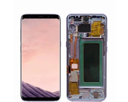 Дисплей для Samsung S8 Plus/ SM-G955 (SP OR100% РАМ) (фиолетовый)