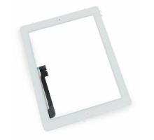 Тачскрин для Apple iPad 4/ A1458/ iPad3/ A1430 + кнопка HOME белый