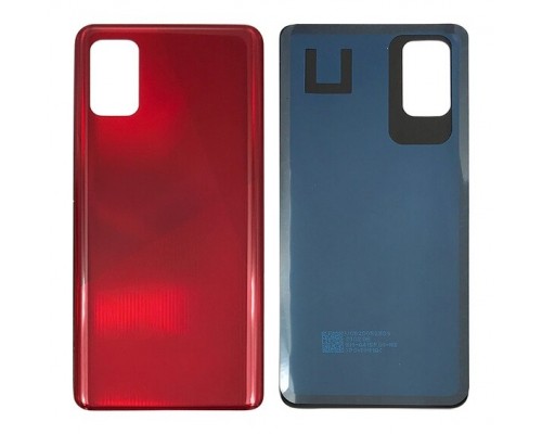 Задняя крышка для Samsung A51/ SM-A515 (LOGO) (красный)