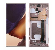 Дисплей для Samsung Note 20 Ultra/ SM-N985/ SM-N986 (SP OR100% РАМ) (бронза)