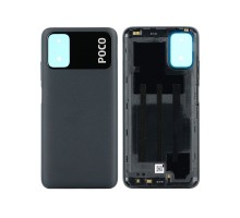 Задняя крышка для Xiaomi Poco M3 (LOGO) (черный)