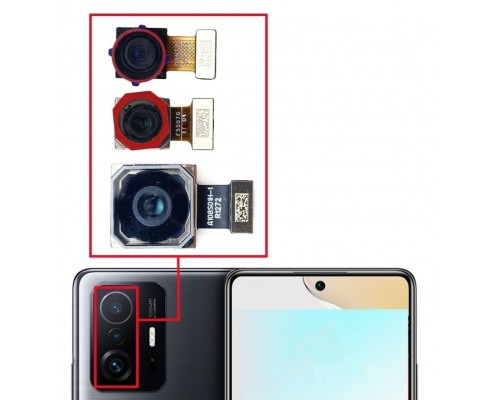 Камера основная для Xiaomi 11T Pro OR100% СНЯТ (модуль 3шт)