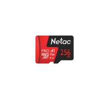 Карта памяти microSDHC Netac A1 Pro/ 256GB/ class10/ без адаптера