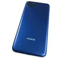 Задняя крышка для Huawei Honor 9S (LOGO) (со стеклом камеры) (синий)