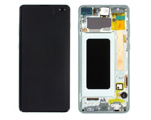 Дисплей для Samsung S10 Plus/ SM-G975 (SP OR100% РАМ) (зеленый)