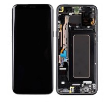 Дисплей для Samsung S8 Plus/ SM-G955 (SOFT OLED РАМ) (черный)