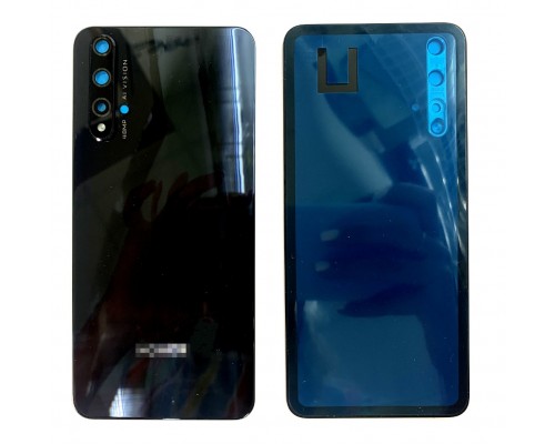 Задняя крышка для Huawei Honor 20 (CE) (со стеклом камеры) (черный)