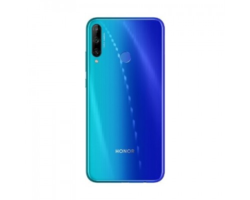 Задняя крышка для Huawei Honor 9C (LOGO) (голубой)