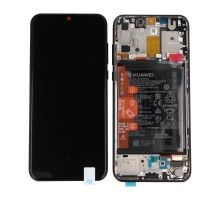 Дисплей для Huawei Y8P (SP OR100% РАМ+АКБ) (черный)