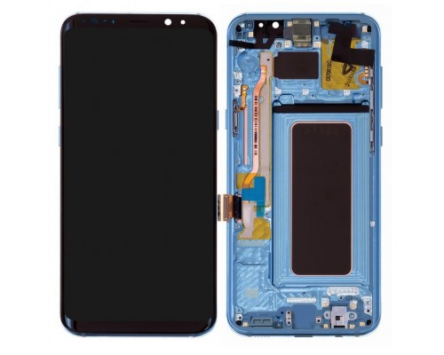 Дисплей для Samsung S8 Plus/ SM-G955 (SP OR100% РАМ) (синий)