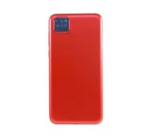 Задняя крышка для Huawei Honor 9S (LOGO) (со стеклом камеры) (красный)