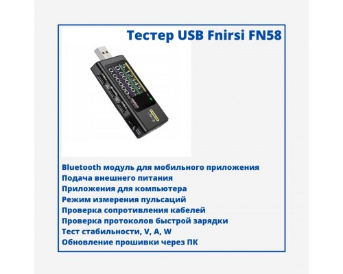 Тестер USB Fnirsi FN58