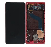 Дисплей для Xiaomi Mi 9T/ Mi 9T Pro (OLED РАМ+скан отпеч) (красный)