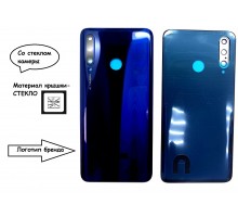 Задняя крышка для Huawei Honor 10i/ 20i/ 20e/ 20 Lite 6.21" (LOGO) (со стеклом камеры) (синий)