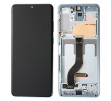 Дисплей для Samsung S20 Plus/ SM-G985 (SOFT OLED РАМ) (синий)