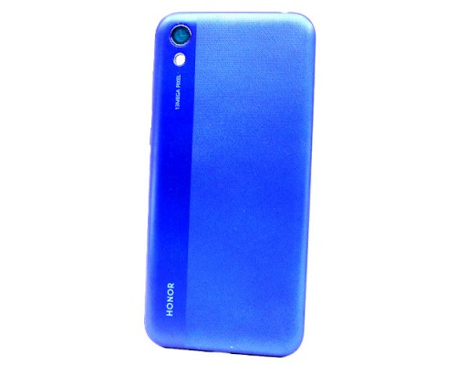 Задняя крышка для Huawei Honor 8S (LOGO) (со стеклом камеры) (синий)