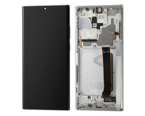 Дисплей для Samsung Note 20 Ultra/ SM-N985/ SM-N986 (SP OR100% РАМ) (белый)